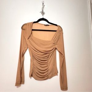Gold Slinky Top